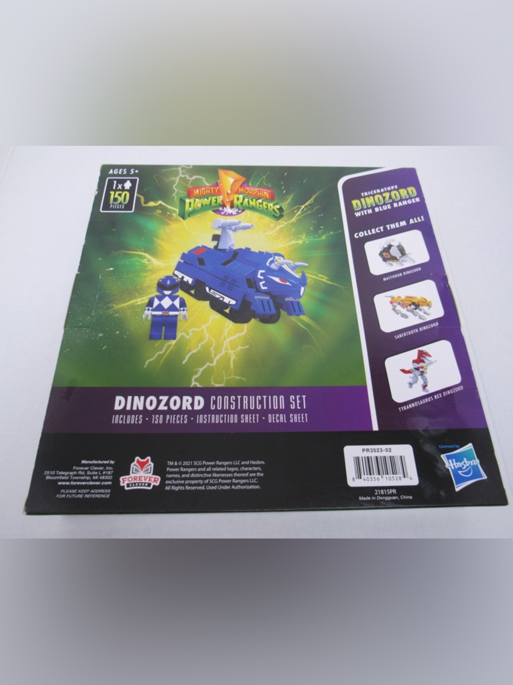 Hasbro Mighty Morphin Power Rangers Dinozord Construction Set Blue Ranger